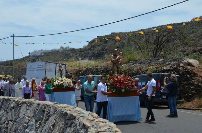 Imagen de archivo de la procesión del pasado año (Foto TA)